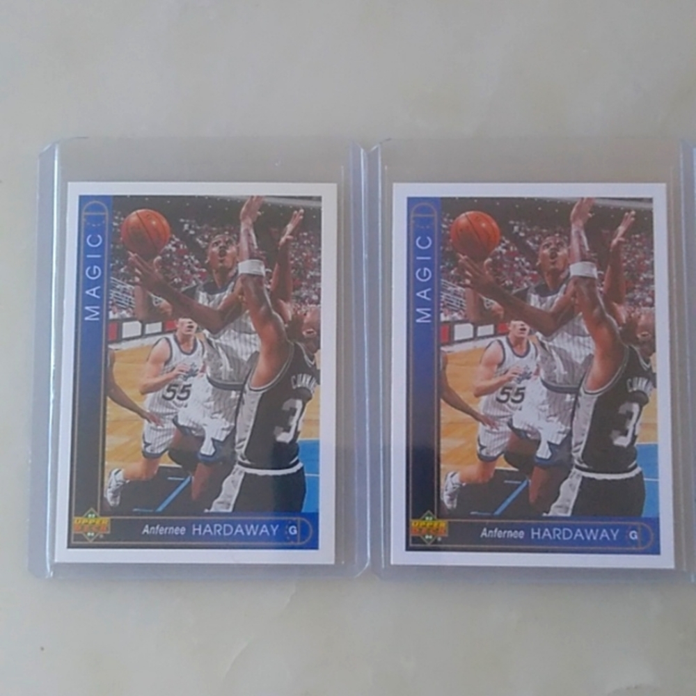 2 Penny Hardaway Rookie Cards
